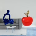 thumbnail image 2 of Figura de pensador abstracto, estatua de resina, escultura de cerámica, arte único artificial, adecuado para estanterías, salas de estar, oficinas, re, 2 of 8