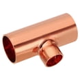 thumbnail image 1 of Unique Bargains 1" x 5/8" x 1" ID Reducing Tee Copper Fitting, 1pcs Copper Pipe Tube Connector Adapter Reducer, 1 of 5