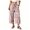 C-Pink76, variant on DHFJKG Wide Leg Capri Pants Women Summer Beach Pants Flowy Loose Fit High Waisted Lightweight Travel Trousers