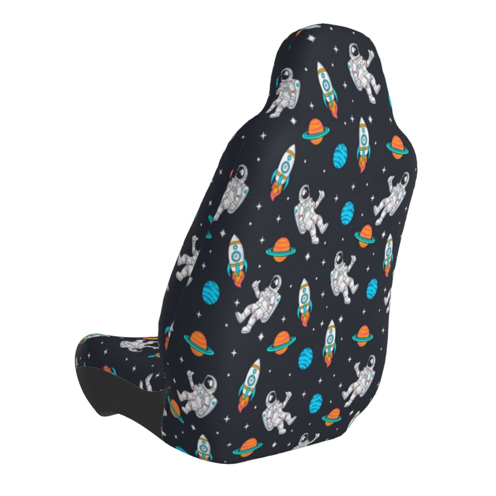 Naloa Space Car Seat Covers Universal Front Seat Coves for Car Accessories ,Padded Car Covers for Automotive, SUV, Truck, and Van