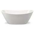 thumbnail image 4 of ANZZI  Cross Series 5.58 ft. Freestanding Bathtub in White, 4 of 5