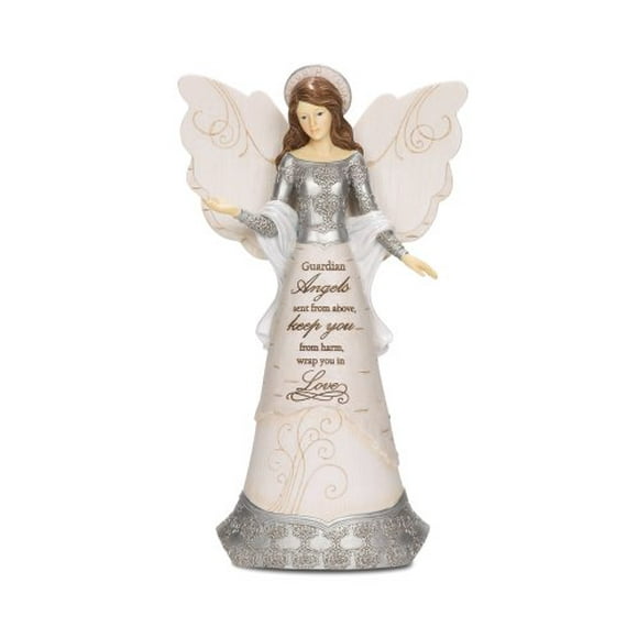 Elements 82310 Guardian Angel Collectible Figurine, Angel with Halo, 9-Inch