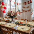 thumbnail image 5 of Brown Daisy Bees Round 13 Inch Placemats Set of 2, Spring Farmhouse Honey Floral Rings HeatResistant Non Slip Place Mats for Dining Table, Wipeable Braided Kitchen Table Mats for Housewarming, 5 of 9