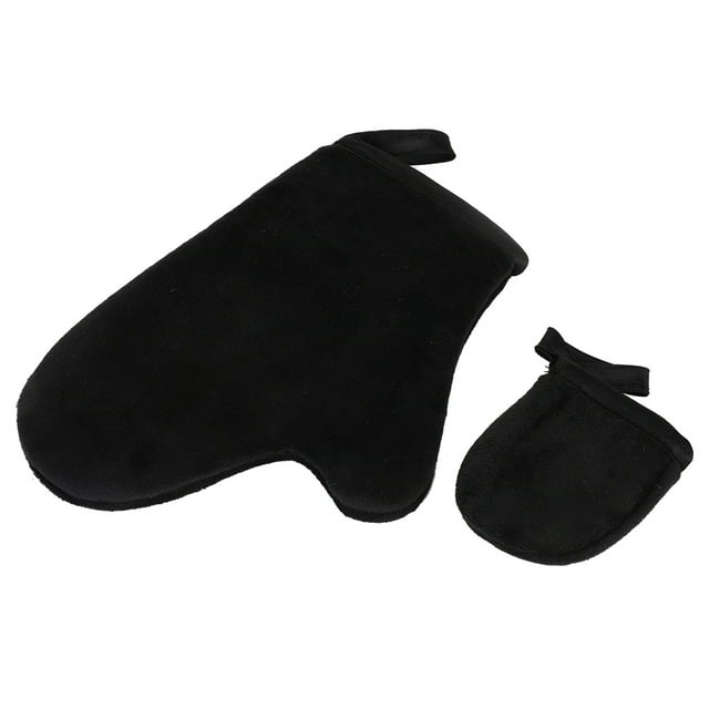 Qiilu Soins de la Peau Gant Auto-Bronzant Double Face Gant Auto-Bronzant Gants de Plage en Velours