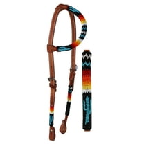 Horse Show Bridle Western Leather Headstall  79RT09HA