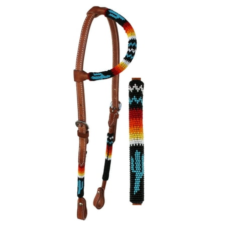 Horse Show Bridle Western Leather Headstall  79RT09HA