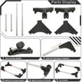 thumbnail image 3 of MRSXXNTY Mobile CPU Stand Adjustable Computer Tower Stand with 4 Caster Wheels Fits Most PC (Black), 3 of 7