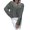 Gray, variant on Vedolay Womens Fall Sweaters Womens V Neck Long Sleeve Pullover Sweaters Casual Lapel Collar Knit Tops,White XL
