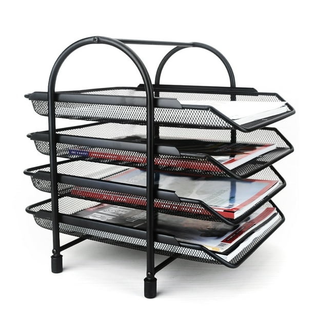 4 Tier File Doent Letter Paper Tray Sorter Collection Office 4 Tier File Doent Letter Paper Tray