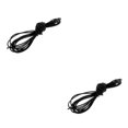 thumbnail image 1 of Thinsony 2mm Elastic Bungee Rope Shock Cord Tie Down - Boat/Trailer Covers Black 2m 2Set, 1 of 6