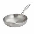 thumbnail image 1 of DOLITY Stainless Steel Frying Pan Works on All Cooktops Triple-Layer Skillet Even Heat Distribution Triple-Layer Clad Skillet for Home Cooks, 1 of 9