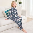 thumbnail image 3 of Unicorn and Butterf Cozy Soft Long Sleeves Top and Pants 2 Piece Cool Pjs Pajamas Set Sleepwear Size 3-11Y, 3 of 6