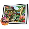 thumbnail image 2 of Diamante pintura 5D DIY taladro completo jardín punto de cruz bordado mosaico FLhrweasw Nuevo, 2 of 9