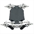 thumbnail image 3 of Kit de Brazo Oscilante Inferior Delantero y Trasero para Coche RC 1/16 UD M16, Accesorios Plateados., 3 of 5