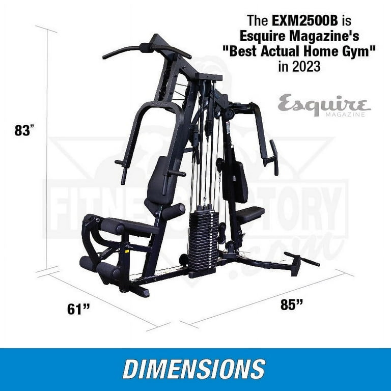 Body Solid EXM2500S Home Gym Workout Equipment for Strength Training and Abs Walmart
