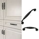 thumbnail image 4 of Matsuzay Paquete de 10 pomos de puerta negros asequibles, solución económica para cada hogar, fácil de instalar Decoración del hogar 8215-96, 4 of 6