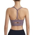 thumbnail image 1 of Mujeres Yoga Sujetador acolchado Deportes recortada Y Back Pilates Tank Tops Chaleco informal Abanopi Chaleco de mujer, 1 of 7