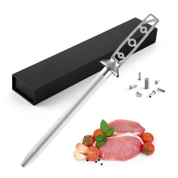 10 in. Diamond Sharpening Steel Rod Blanks Oval Shape Knife