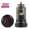 thumbnail image 1 of Car Charger Compatible with 12-24V 30W Fast Charging Car Charger Adapter with Dual Ports, 1 of 8