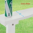 thumbnail image 6 of CHYVARY 4 Peaks Adirondack Chairs, Fire Pit Outdoor Patio Furniture,White, 6 of 6