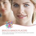 thumbnail image 4 of 50 Pcs Rubber Band Hook Oral Care Tools Braces Bands Placers Orthodontic Elasticity Cable Tie, 4 of 6
