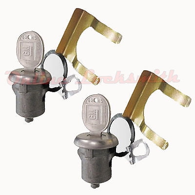 - New Pair Of Door Locks For Oldsmobile 1970+ w Keys GM Logo OEM Strattec 608307