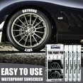 thumbnail image 4 of 4pcs Tire Paint Marker Pen Waterproof White Marker Pens Paint Cleaner' H5V2, 4 of 8