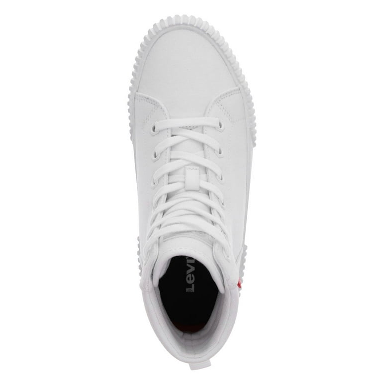 シューズ(女性用) Olivia Levi's Women's Olivia Canvas Hightop Sneaker, Vegan