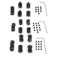 thumbnail image 1 of Acoplador de Acoplamiento Del Eje de Transmisión D Del Barco Del Coche de Las Juntas Universales 5pcs / Set 4 a 4 mm Baoblaze Acoplador de eje flexible, 1 of 8