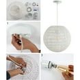 thumbnail image 6 of JONATHAN Y Luna 15.75" 1-Light Bohemian Modern Woven Rattan/Iron LED Pendant, Black, 6 of 10