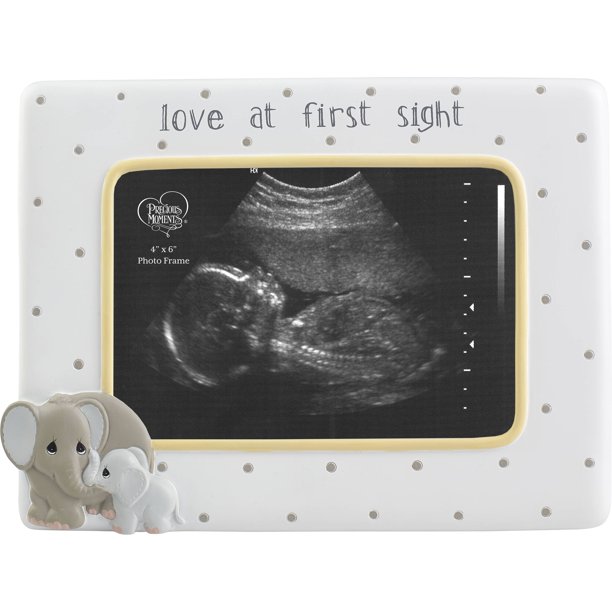 Precious Moments Elephant Love At First Sight Ultrasound 4 x 6 Resin