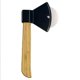 thumbnail image 2 of Axe Pizza Cutter With Bamboo Handle Sharp Rotating Blade, 2 of 3