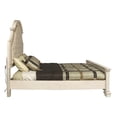 thumbnail image 4 of Pemberly Row Traditional Solid Wood King Bed in Ant White Finish, 4 of 7