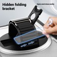 thumbnail image 6 of Allytechgroup iPad Pro 11 Case 2022/2021/2020/2018/ iPad Air 5 4 Case, Rotating Kickstand Shockproof Hand Strap + Shoulder Strap Drop Protection Rugged Case for iPad Air 5th 4th 10.9",Clear, 6 of 10