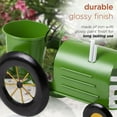 thumbnail image 3 of Alpine Corporation Metal Lime Green Tractor Planter, 3 of 12