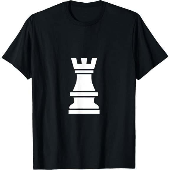 men and women can wear,Rook Chess Piece T-Shirt T-Shirt