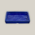 thumbnail image 2 of Square | Falling Blue Ceramic Plant Saucer | High Fired Ecofriendly Clay - Sizes 8"-15" - FREE SHIPPING (13.5"W, FallingBlue, HighFiredCeramicClay), 2 of 11