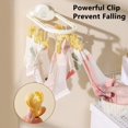 thumbnail image 3 of Foldable Clothes Dryer with 8 Clips, Windproof Laundry Hanger for Socks and Underwear, 3 of 7