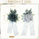 thumbnail image 2 of Uxcell 2 Pcs Corsage de Muñeca de Flores Gris Oscuro, Pulseras de Flores Artificiales para Boda Novia Novio Ceremonia Aniversario Baile Fiesta, 2 of 6