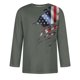 thumbnail image 5 of Camisas de Manga Larga para Hombres Imprimir Casual Cuello Redondo Blusa de Manga Corta, Camisas de Lino para Hombres, 5 of 5