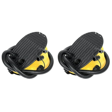 2X Foot Pump Air Pump Inflator for Camping Mat Mattress Balloon Inflatable Bed Boat Swimming Floating Accessories
