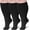 Black, variant on UZMOG 3 Pack Plus Size Compression Socks for Women & Men, Extra Wide Compression Socks Calf Knee High Stockings