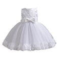 thumbnail image 1 of BYHONG Robe en Maille pour Enfants Robe Élégante Petite Fille Robe Blanche_003 6-7 Ans, 1 of 9