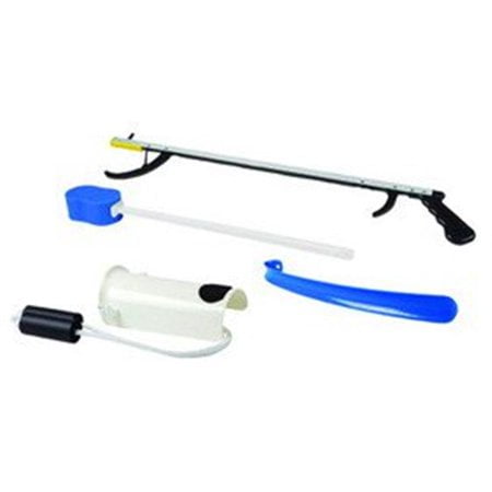 Reacher Grabber 18 Fabrication Enterprises 86-0071 Hip Kit No 1 - 32 in. Reacher, Contoured Sponge, Sock & Stocking Aid, 18 in. Plastic Shoehorn ()