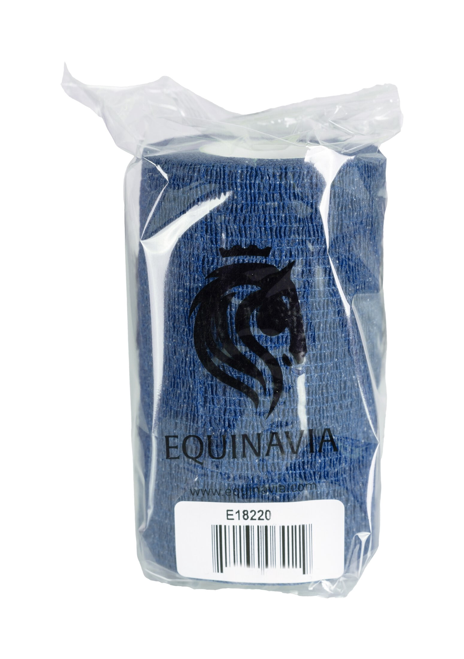 Equinavia 20 Pack Self Adhesive 4 Inch Vet Wraps with Easy-Dispenser Case | Bandages for Horses, Pets, Sports, Tattoo - Black - 20 x 5 yd