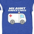 thumbnail image 4 of Inktastic My Aunt Saves Lives Ambulance Boys or Girls Baby Bodysuit, 4 of 5