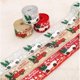 thumbnail image 3 of (Blanco) decoraciones navideñas imitación de cinta de cáñamo 5cm bolsa de regalo decoración regalos Afortunado Sencillez, 3 of 4