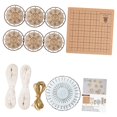 thumbnail image 4 of Rodajas de madera redondas con trozos de madera de cuerda para hacer adornos navideños con el kit de manualidades DIY. Set B, 4 of 9