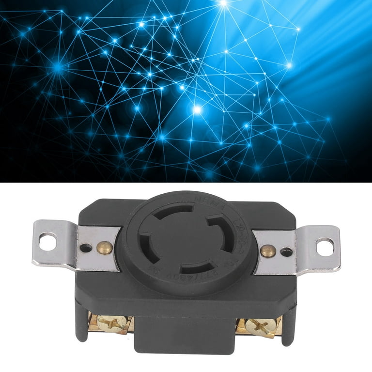 4 Holes Industrial Outlet , Industrial Female Outlet 4 Holes Industrial  Outlet Anti Drop Receptacle Socket Female Connector US Standard 30A  277/480V 