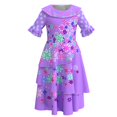 thumbnail image 1 of 2022 disfraz niña vestido niñas vestidos de princesa elegantes primavera nuevo estampado vestido largo Halloween ropa de bebé para 6 8 10 años zhangyuxiang unisex, 1 of 2